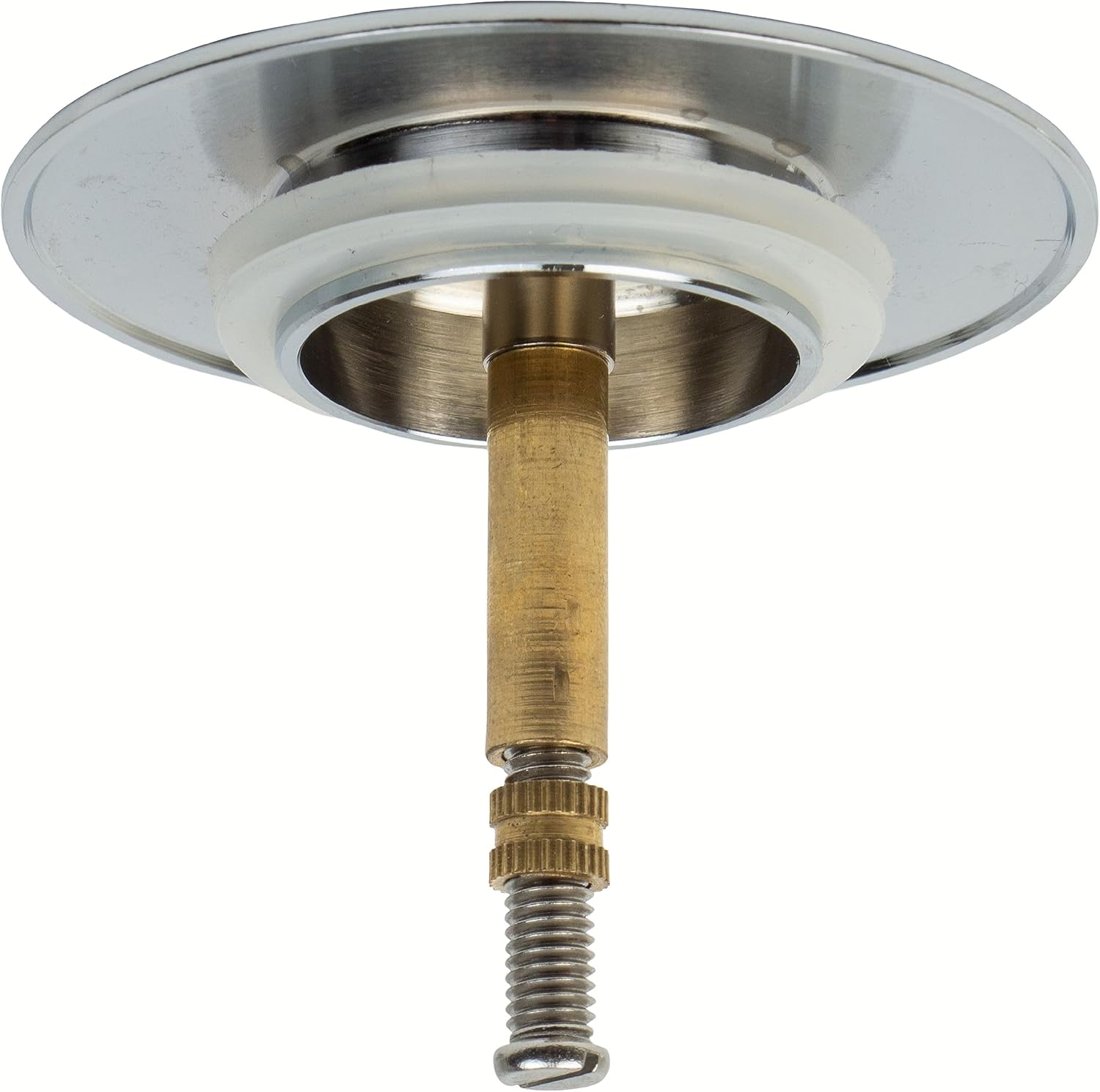 Bouchon de baignoire universel - diamètre 70 mm - avec double joint - hauteur réglable 50 mm-60 mm - chromé - 5