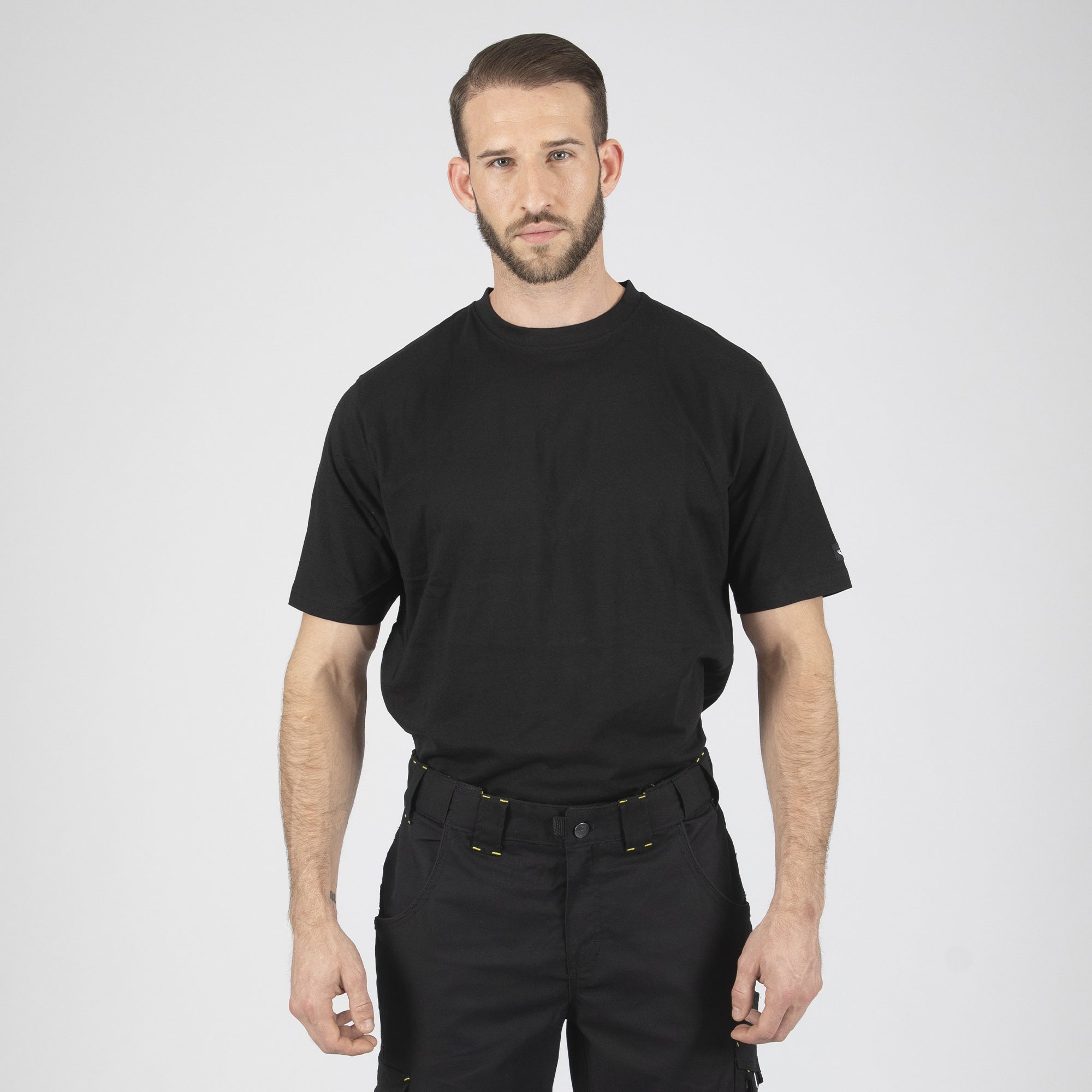 DUCK - T-SHIRT MANCHES COURTES DE TRAVAIL - 1408 Noir S - 2