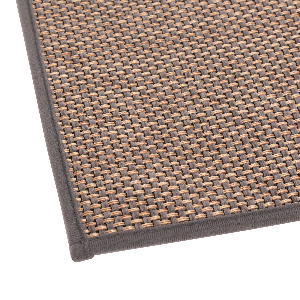 Tapis anti-dérapant tissu chiné 45x75cm Beige - 5five - 4