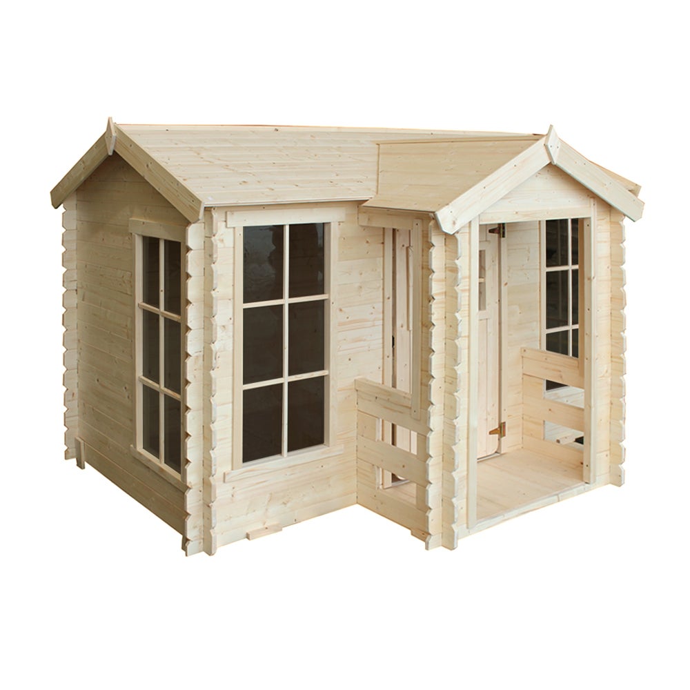 Maison en bois pour enfants - Maison de jeux pour l'extérieur 241x187xH151cm/2.63m2 - Timbela M520 - 8