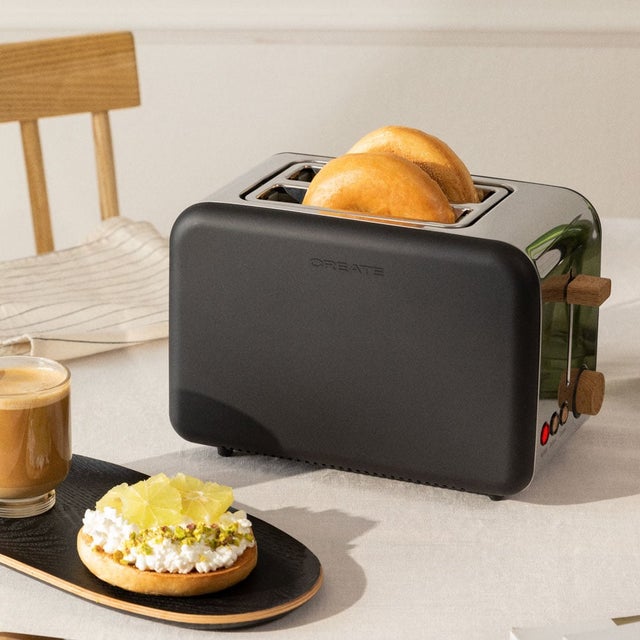 CREATE - TOAST RETRO - Tostadora para rebanadas anchas