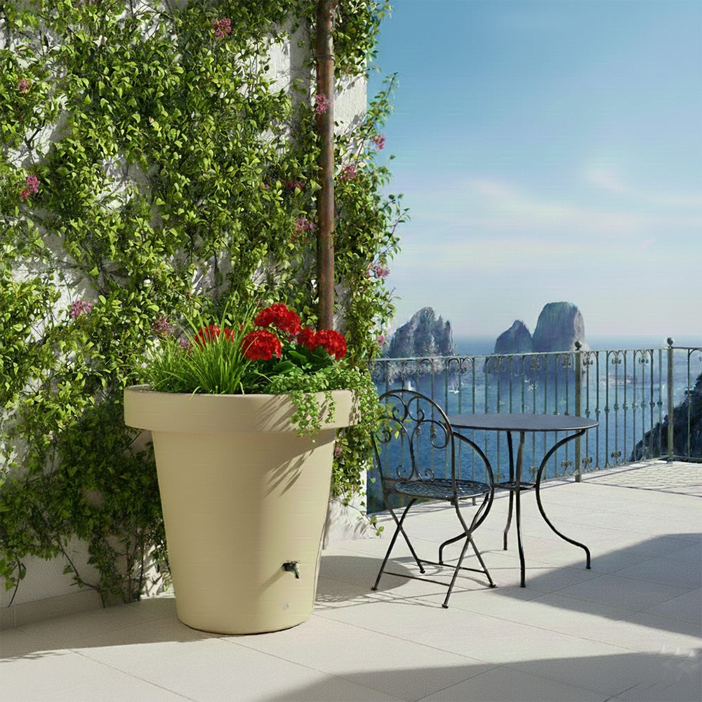 Récupérateur d'eau 2-en-1 420l lluvia + kit complet - plast'up rotomoulage - 3