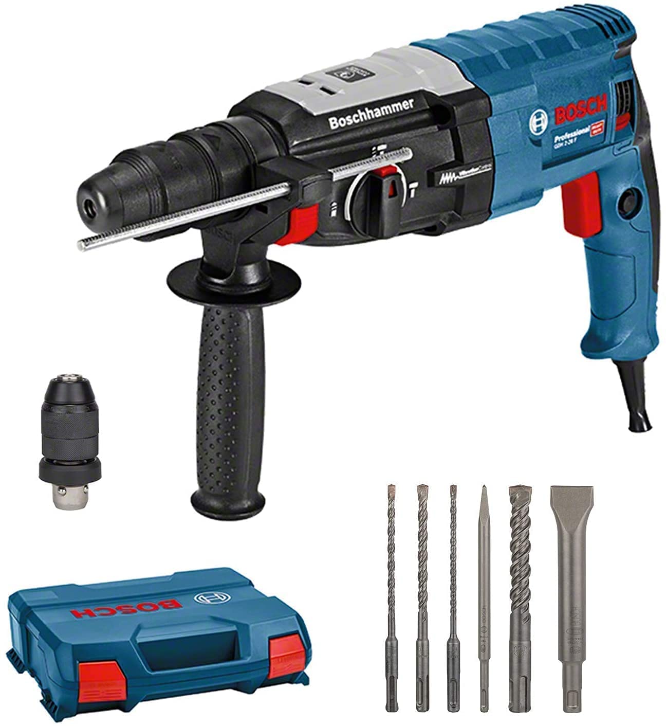 Martello Perforatore Bosch GBH 2-28 F - 880W Con Set Accessori - Foto 8
