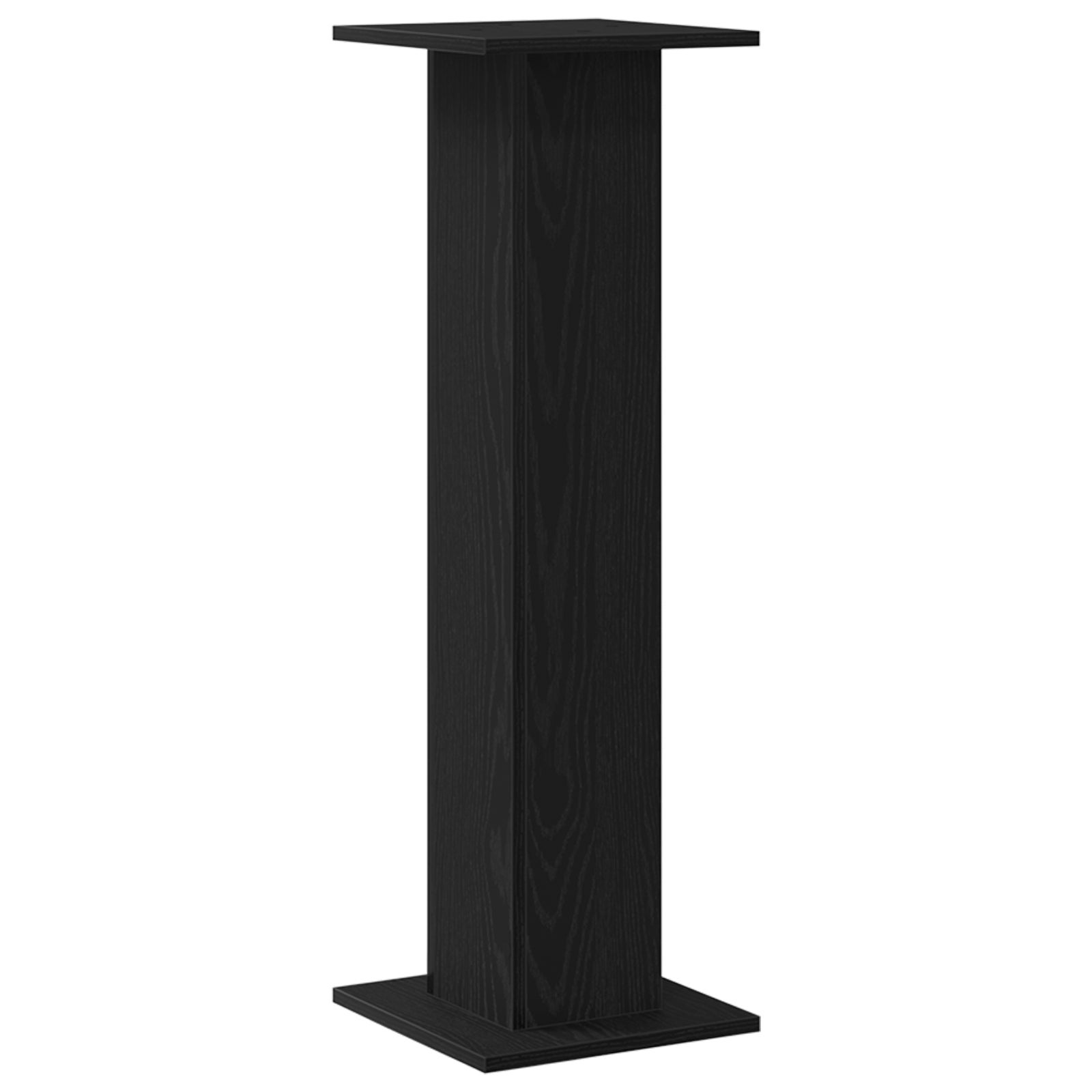 Vidaxl Soportes Para Altavoces 2 Pcs Roble 30 X 30 X 95 Cm Negro , Leroy Merlin