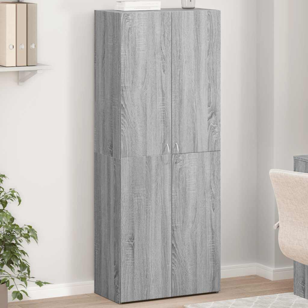 Maison Exclusive - Armoire de classement sonoma gris 60x32x153cm bois d' ingénierie | Leroy Merlin