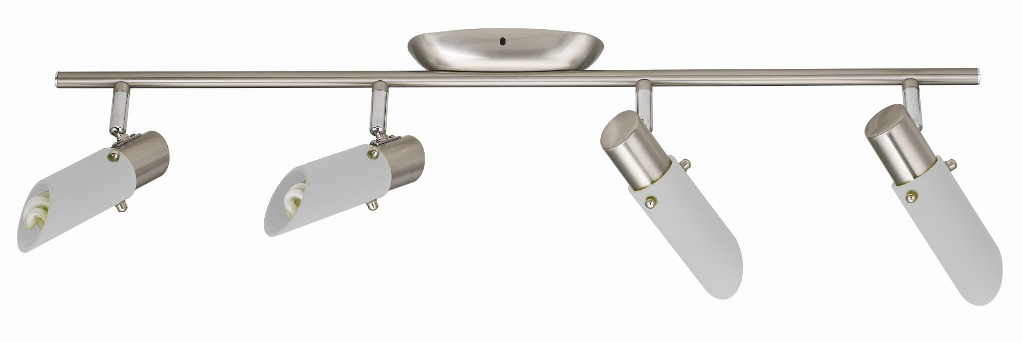 Lampa sufitowa wisząca Trendi nikiel-biała 4xE14x9W wym: 71 x 9 cm metal Candellux