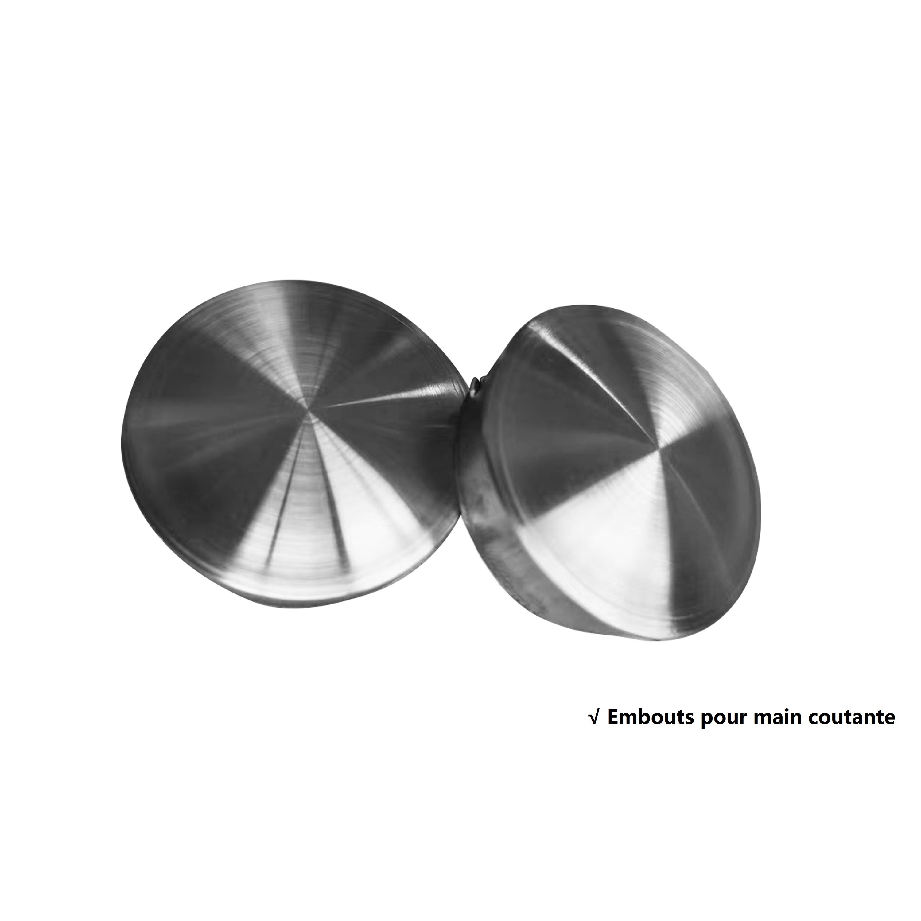 Garde-corps 240cm argenté, 1 main courante, 3 traverses, inox 201, intérieur et extérieur, design moderne - kit complet - 6