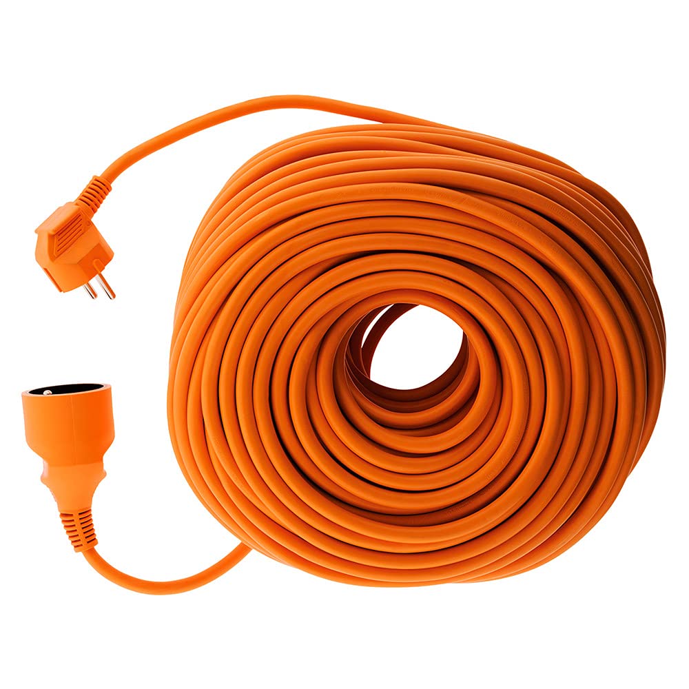 Multiprise ZENITECH jardin 16A 50m H05VV-F 3G1.5 orange - 4