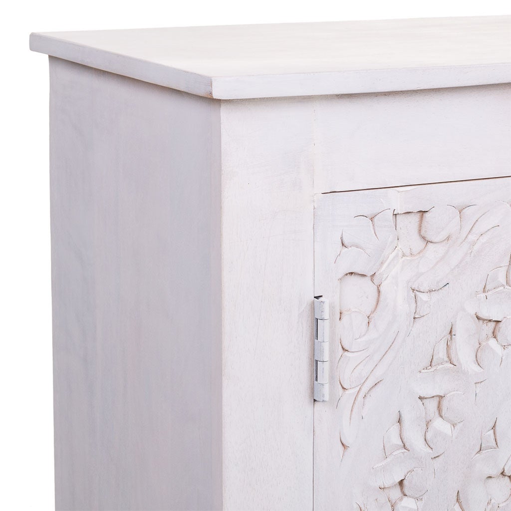 Hall en bois et métal finition artisanale 89x38x89 - 5