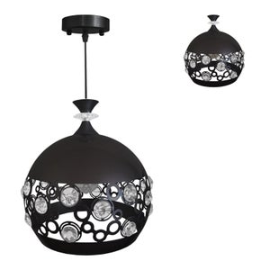 Lampadario Sospensione MAKA Con 3 Globi - Design Moderno Arabesque, Alluminio Bianco, Per Cucina/Salotto