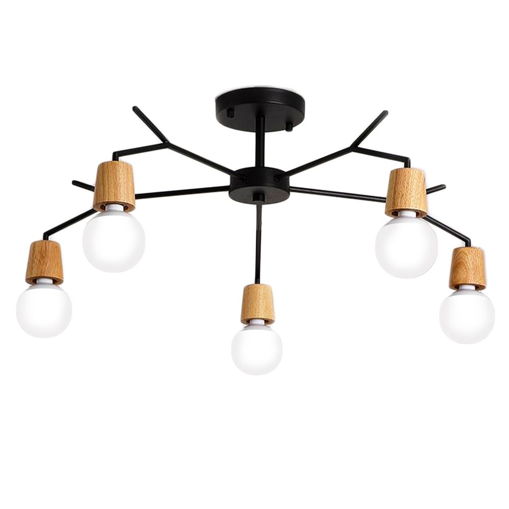 Lampa Sufitowa Toolight App694-5C Czarny