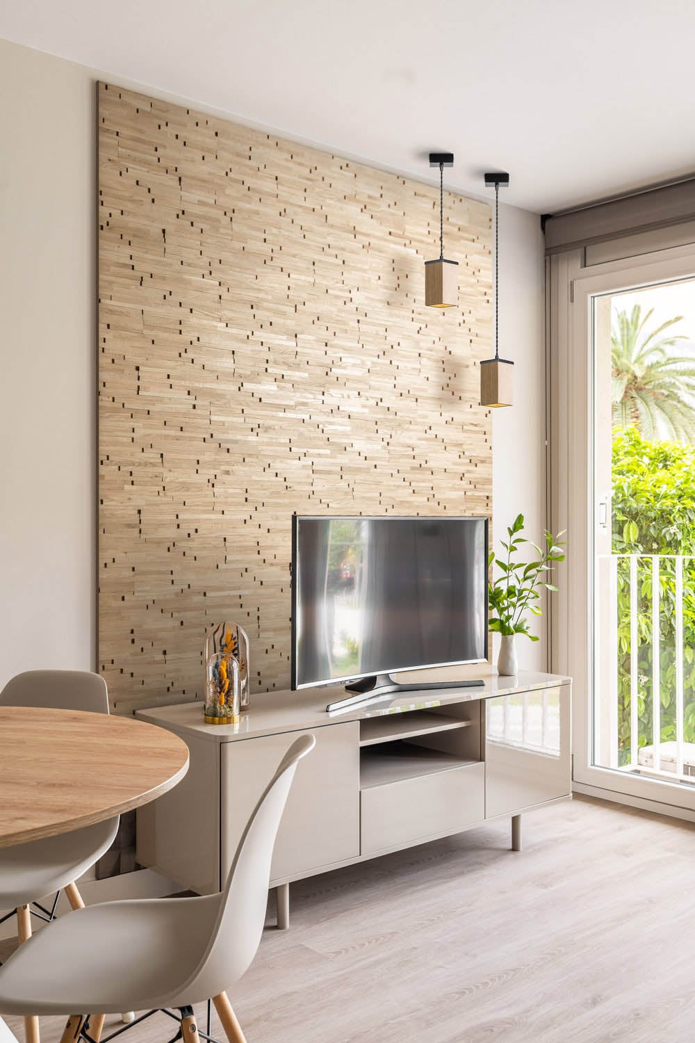 Painel de parede em madeira maciça de carvalho ACE com relevo texturizado 3D - 72x10cm - 14 painéis - 1m² - Revestimento decorativo para paredes - 4