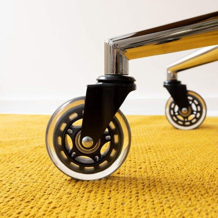Kółka do krzesła biurowego, uniwersalne kółka 11x22 mm, cichy obrót o 360°, odporne na zużycie