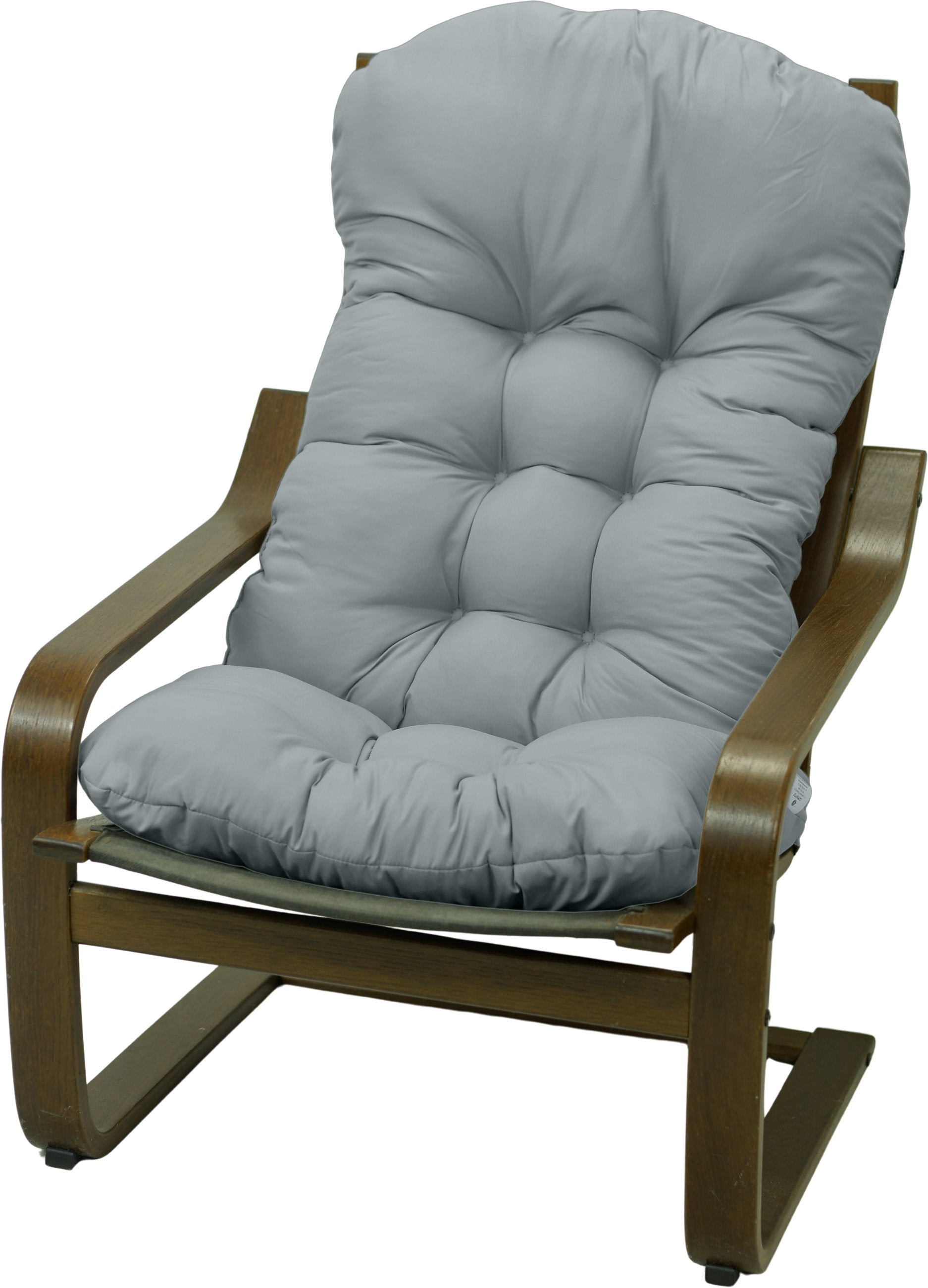 Poduszka na fotel drewniany krzesło Poang AMPO jasny szary 1 szt.