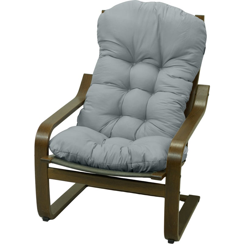 Poduszka na fotel drewniany krzesło Poang AMPO jasny szary 1 szt.