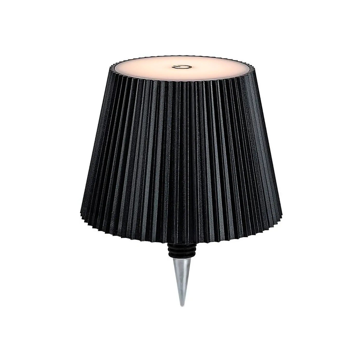 Lampa stołowa zewnętrzna tarasowa dekoracyjna butelka z kloszem włącznik akumulator USB-C ciepła barwa LED 2W IP44 BURDUR Rabalux