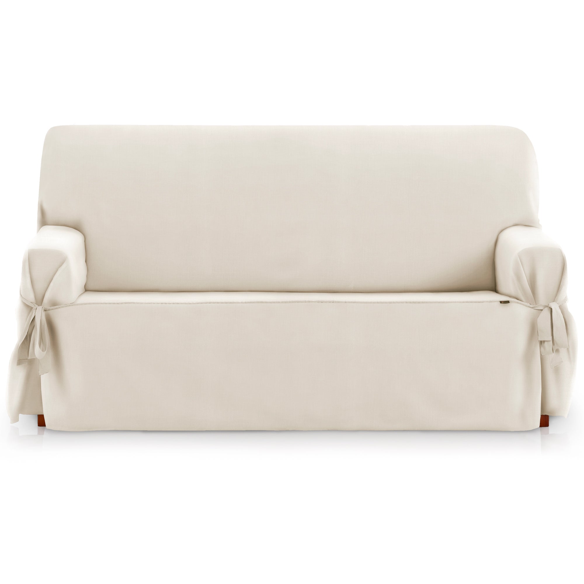 Housse De Protection Réversible Pour Canapé 3 Places, Coloris Beige Marron Ref Zx6253 8