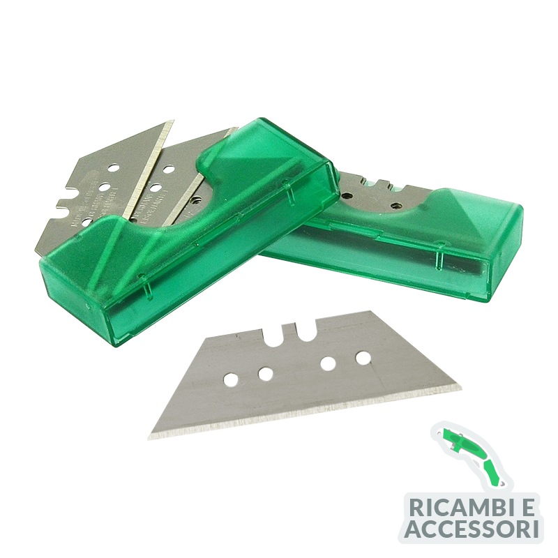 Lutz Blades Trapezklinge multisharp L 52 x B 18,7 x S 0,65 mm - TRA-0999-TL652 10LP-100K-612
