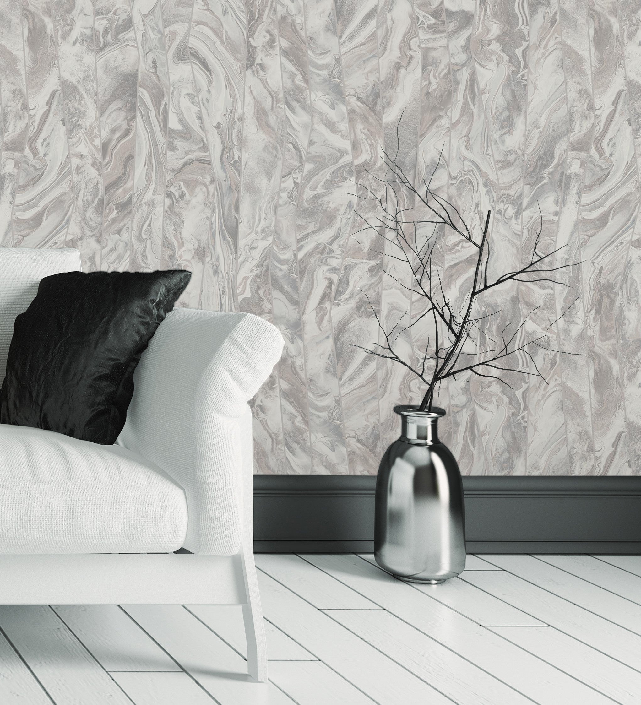 Papel pintado vinílico lavable mármol piedra de ágata con relieve - ionos marble 681627 de gaulan - rollo de 10 m x 1,06 m