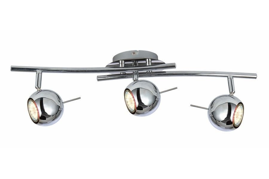Lampa wisząca Santorini 2 chromowana 3 x GU10 x 50W wym: 16 x 55 x 8 cm Reality