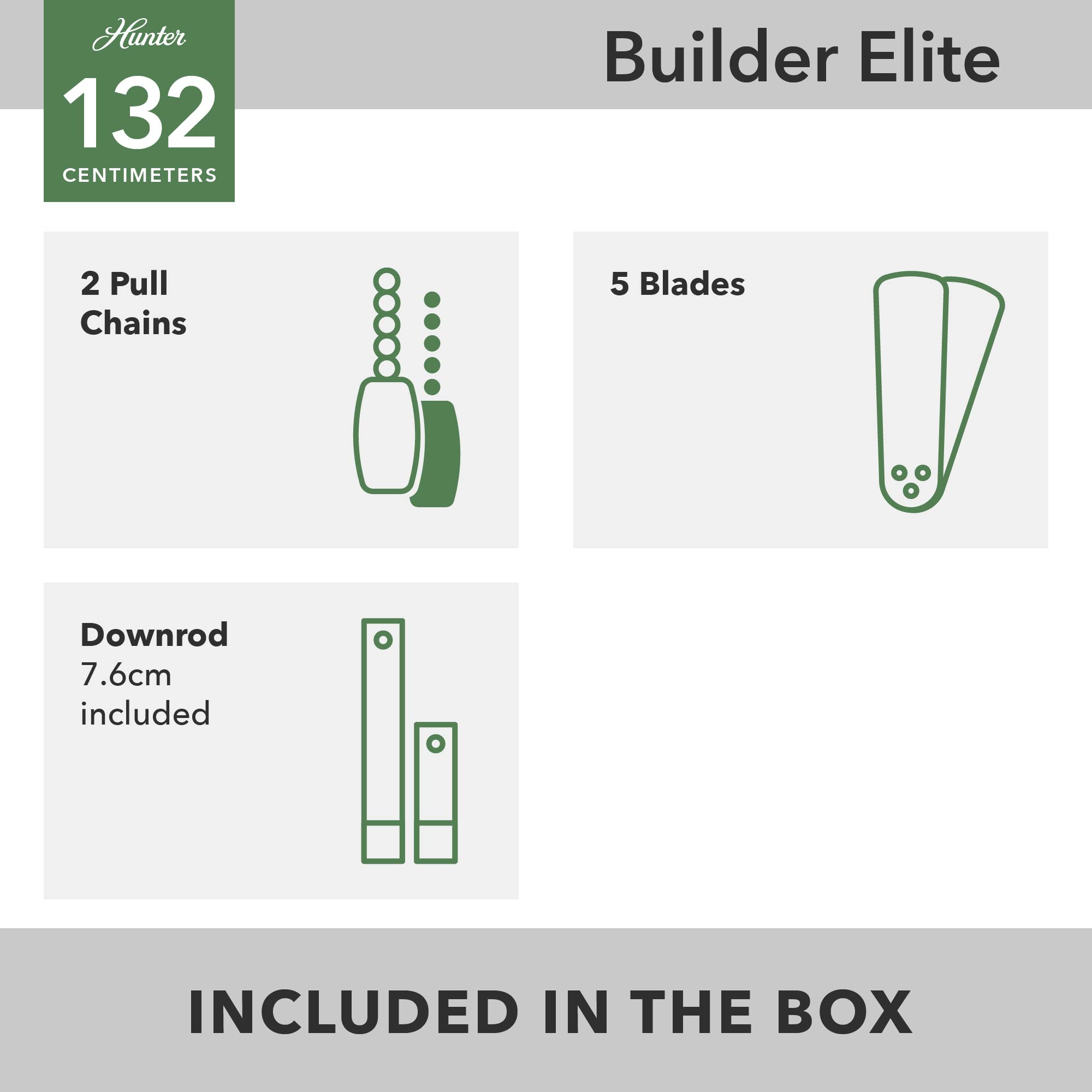 Ventilateur de plafond Builder Elite Bronze - 4