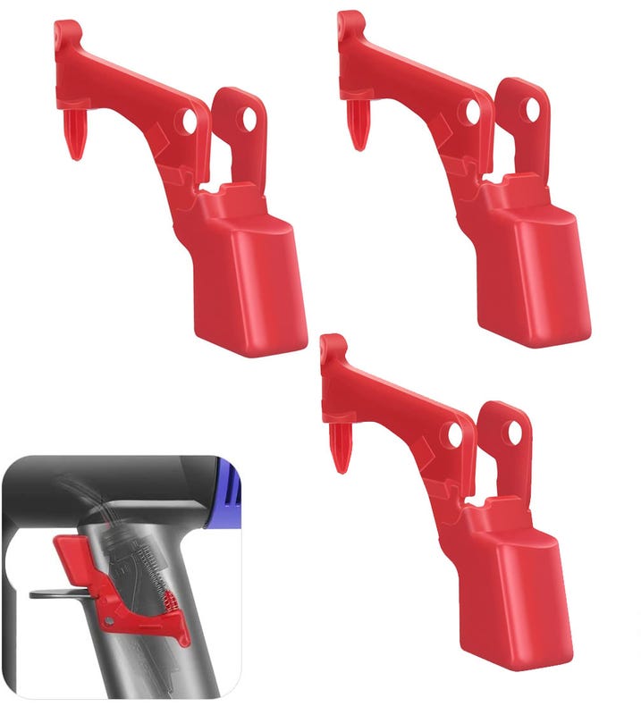 3-częściowy wytrzymały przełącznik spustowy do odkurzaczy Dyson V11/V10, bardzo mocny przycisk spustowy, kompatybilny z odkurzaczem Dyson V11 V10