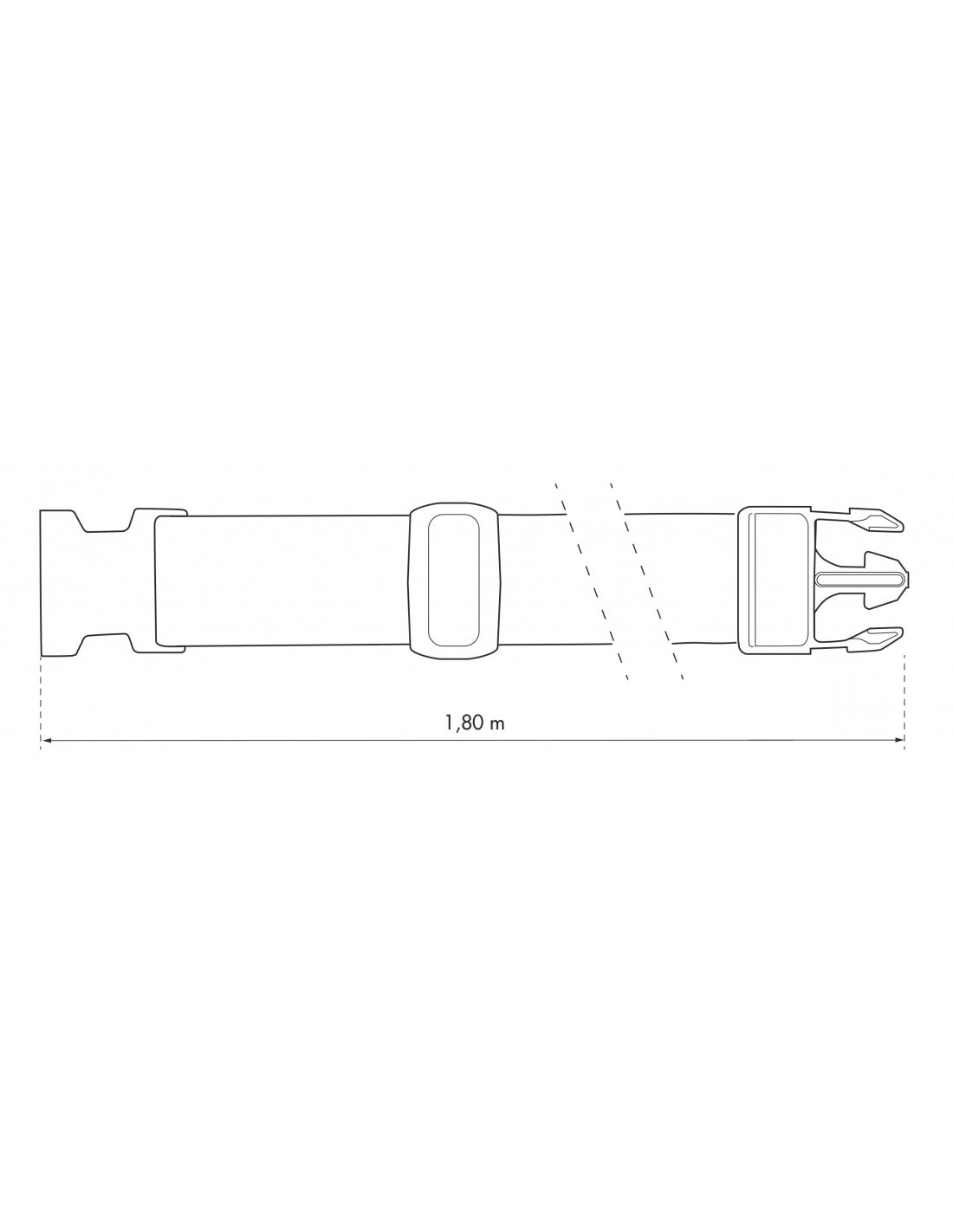 Set 2 Cinghie Per Valigie Arancioni - Cinture Regolabili Sicurezza Bagaglio Viaggio 180 Cm - Foto 4