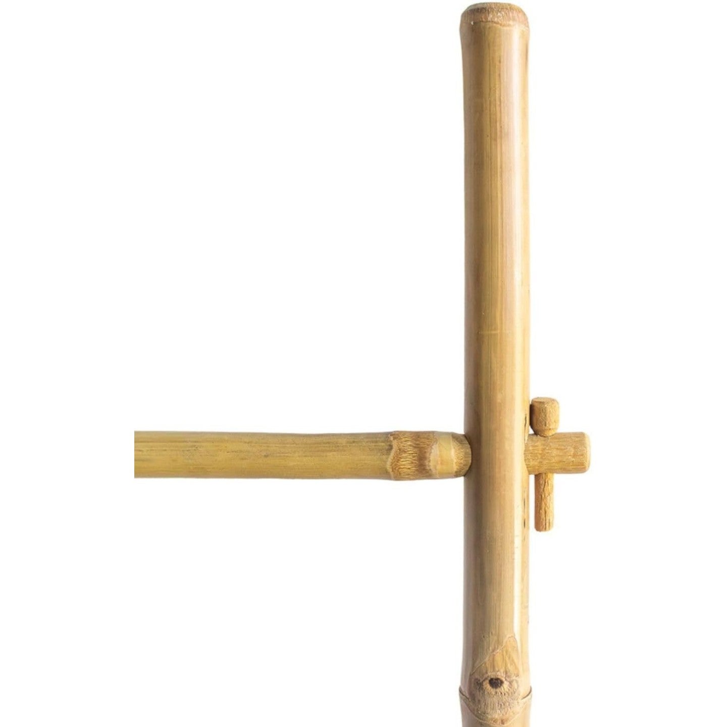 Scala portasciugamani in bambù con 5 barre asciugasciugamani, 180 x 55 x 4 cm - 6