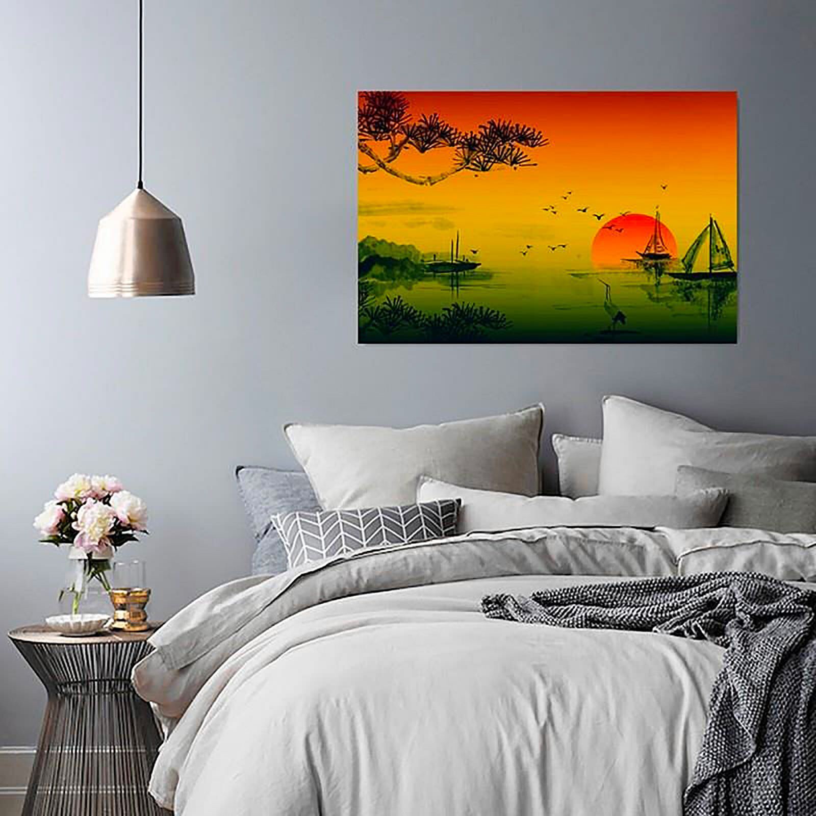 Tableau le paysage du japon 2 - 120 x 80 cm - 3