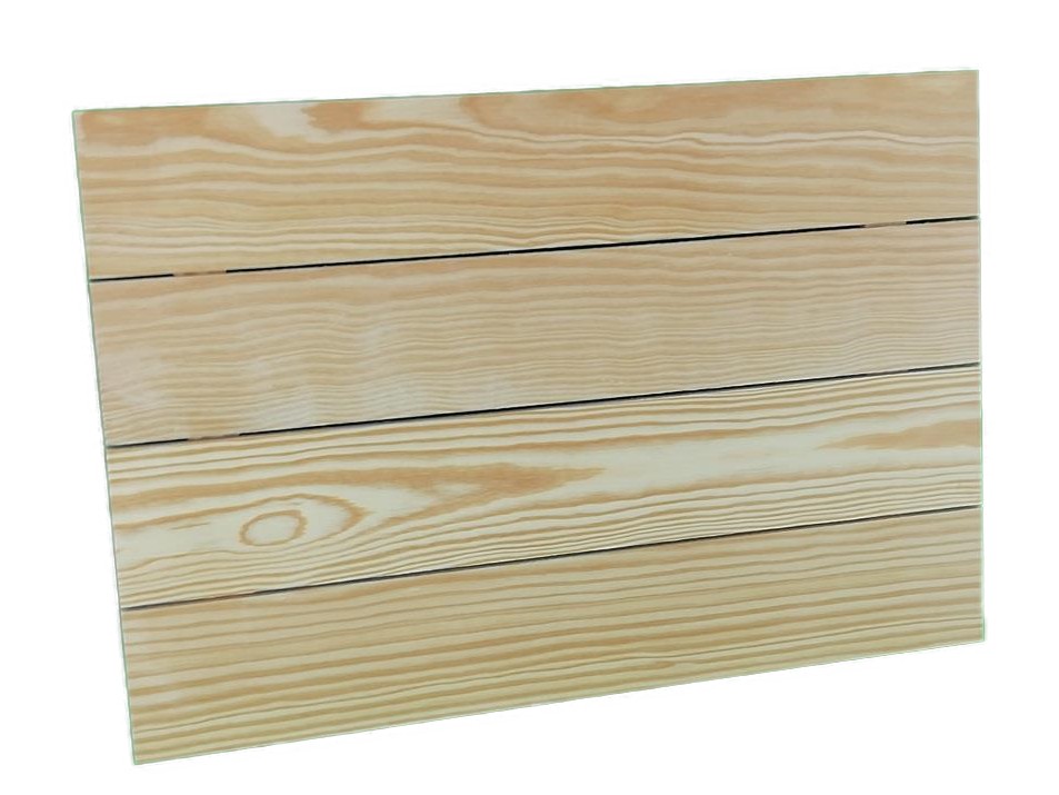Planche en bois de pin, prête à peindre. Idéale pour la décoration et les loisirs créatifs. Dimensions : 60 x 40 cm. - 2