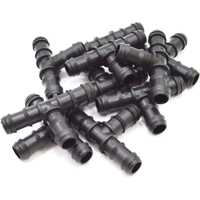 20 Pezzi Tappi Terminali Per Irrigazione A Goccia - Diametro 16 Mm, Connettori In Plastica Nera Per Tubi Da Giardino PE, Per Serra E Aiuole