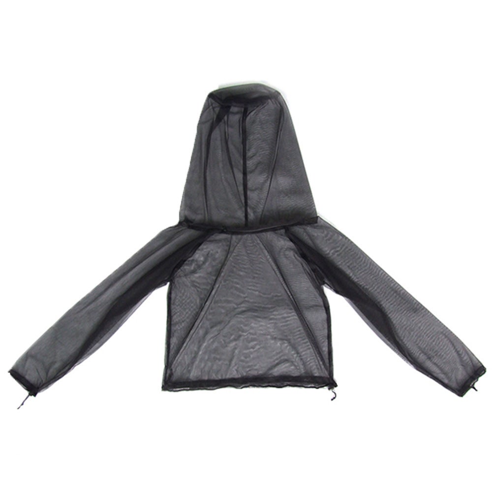 4pcs / Ensemble Anti Moustique Vêtements Mosquito Mosquito Nets Translucide Nets Mosquito Suit L/XL Protection de Moustique Pliable pour Le Camping Ra - 4