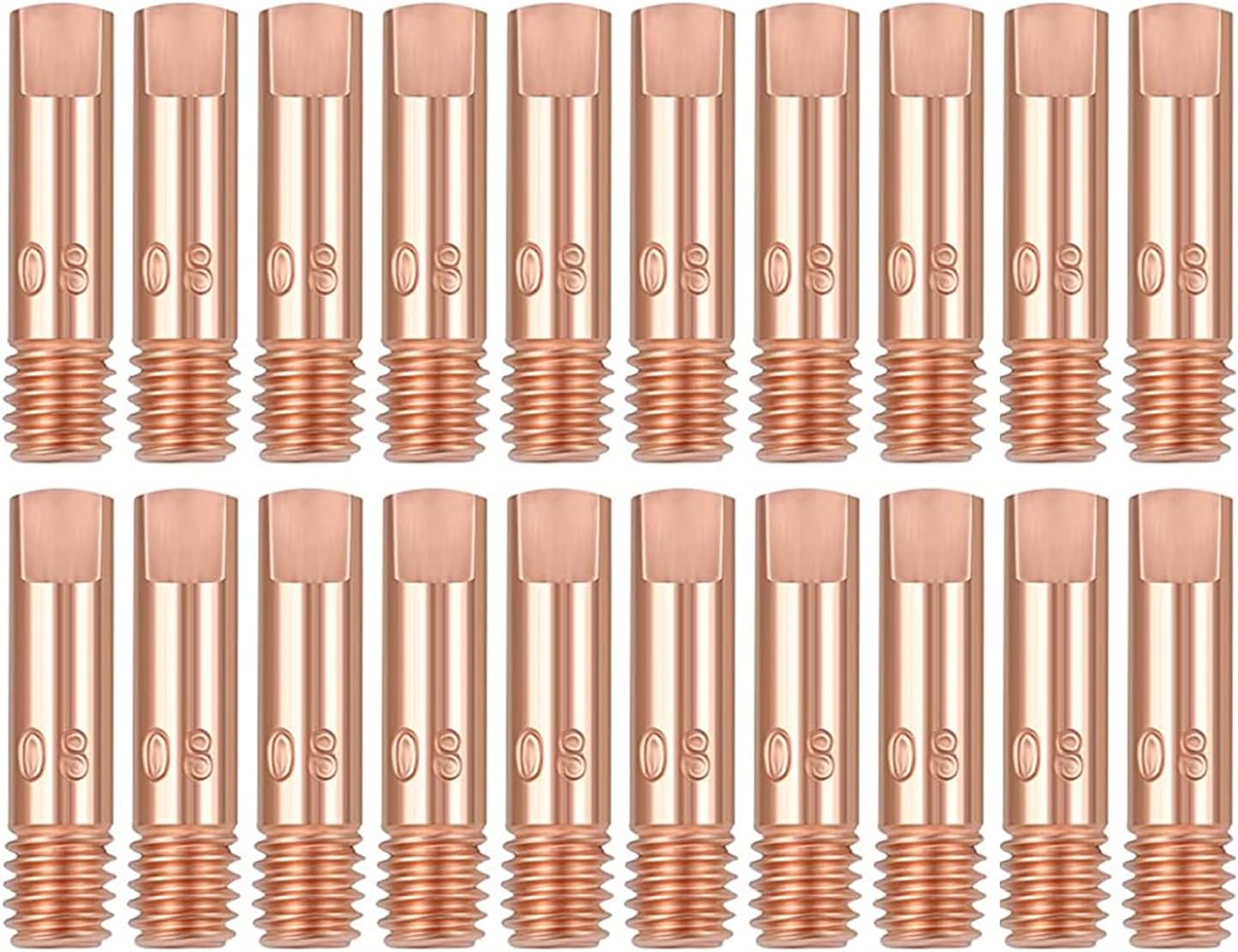 10 Elettrodi Collettore TIG 10N25 3,2 Mm 1/8 Per Torce WP-17 WP-18 WP-26
