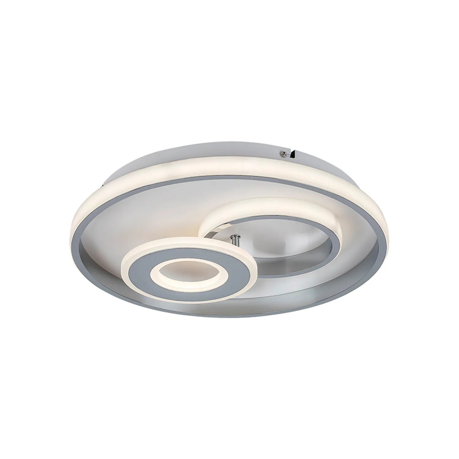 Plafon okrągły Celinda LED 40W Neutralna biel 2000lm chromowany biały wym:8,5x40x40cm IP20 Rabalux