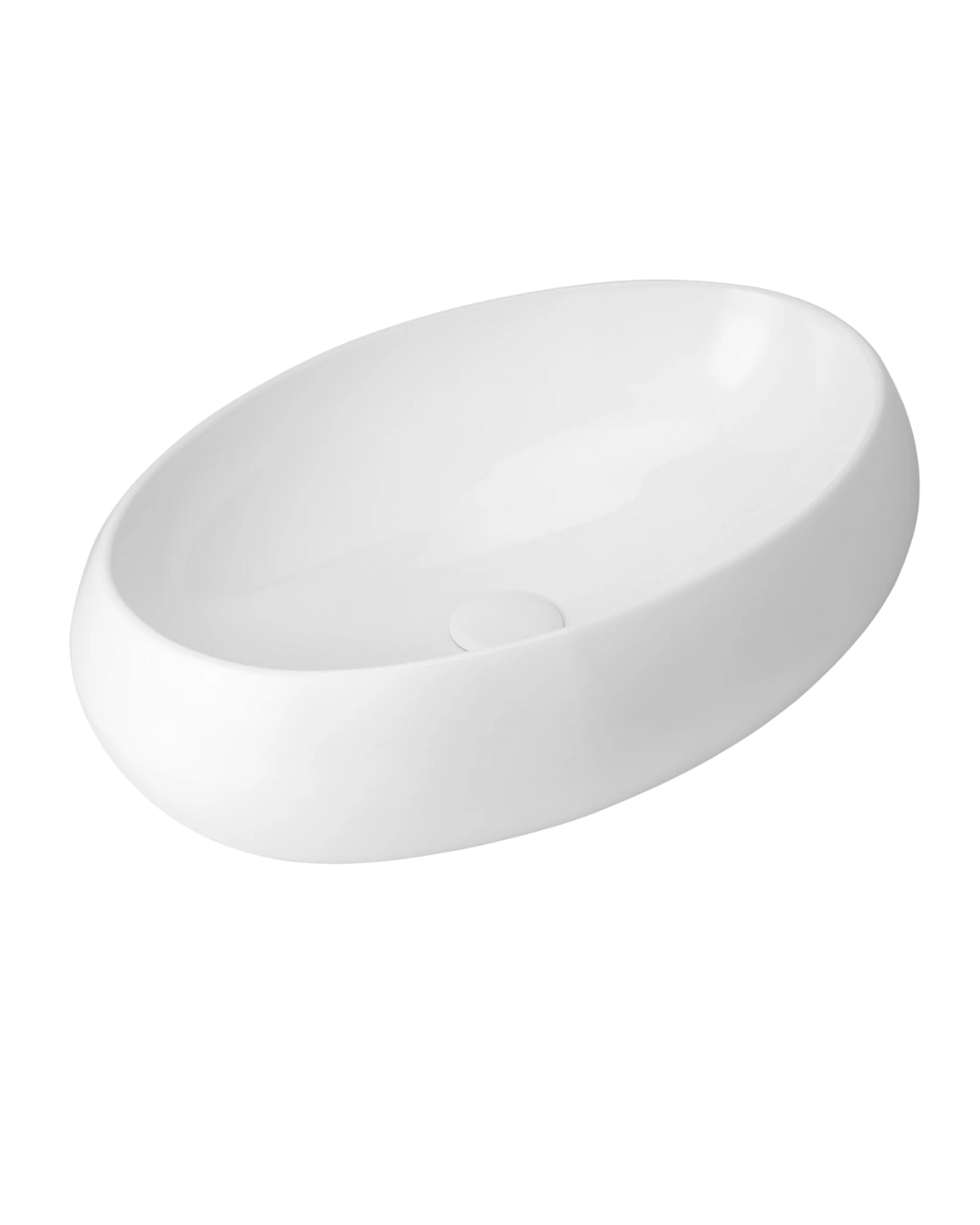 Umywalka nablatowa Uptrend LUNA biały połysk 1 szt.