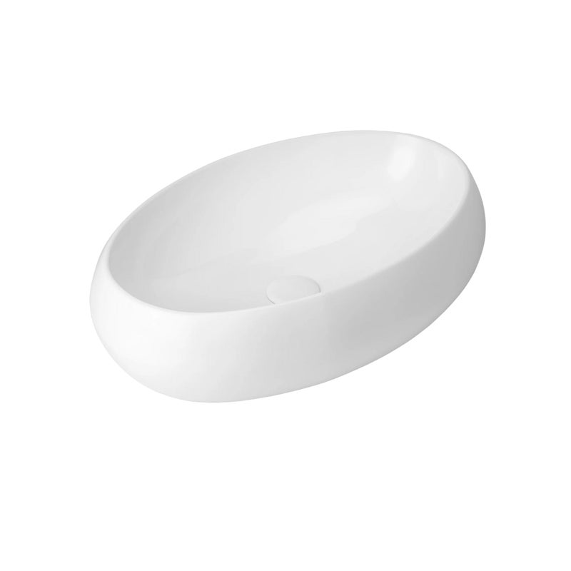 Umywalka nablatowa Uptrend LUNA biały połysk 1 szt.