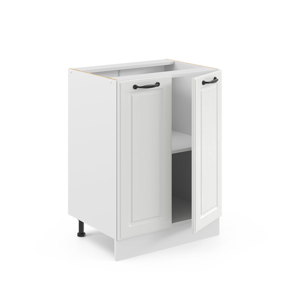 Vicco Meuble bas de cuisine R-Line, Blanc campagne, 60cm sans PT - 4