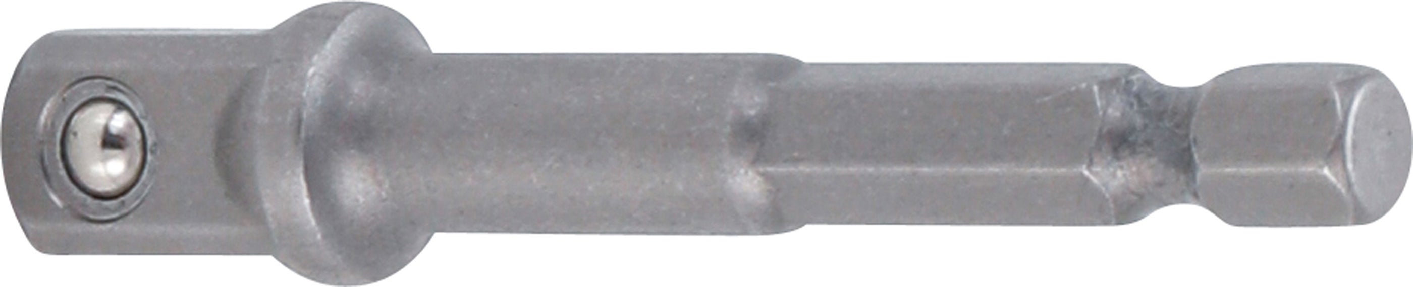 BGS Adapter do wiertarek Napęd sześciokątny zewnętrzny 6,3 mm (1/4") / Napęd kwadratowy zewnętrzny 10 mm (3/8") - 9685-2