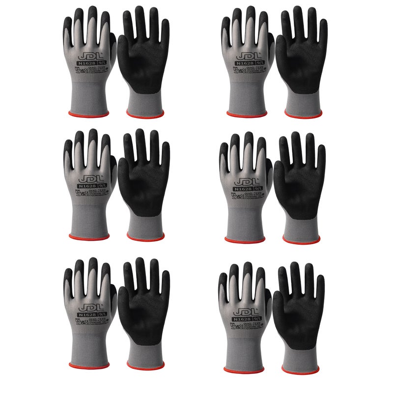 Gants De Travail Résistants Handlandy I9 – Taille S – Jaunes Et Noirs