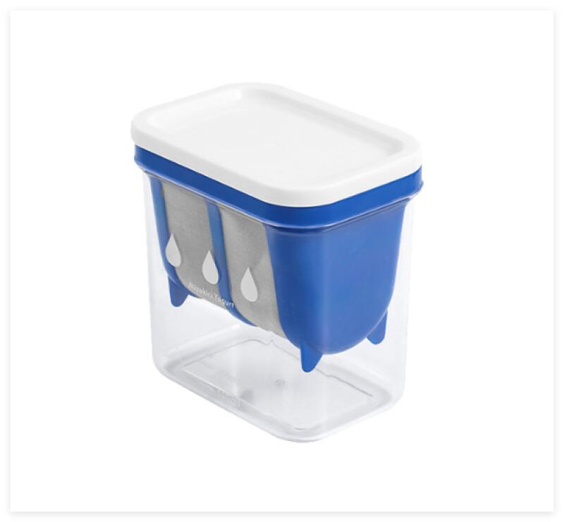 Filtro per Yogurt, Colino per Yogurt Al Formaggio, Filtro Trasparente per Succhi, Contenitore per Al Latte, con Sacchetto a Rete Extra Fine, Coperchio Trasparente, per