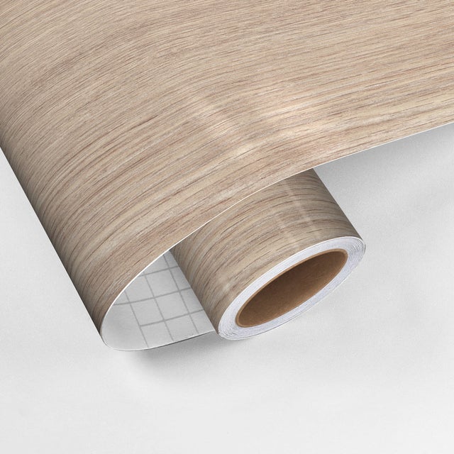 ReWallpaper 60CMx5M Papier Peint Adhesif Mural En Bois Vinyle Adhesif Bois Meuble Cuisine Papier Peint Autocollant Vintage Pour Chambre Salon Brun Foncé Film Adhésif Décoratif Table Armoire