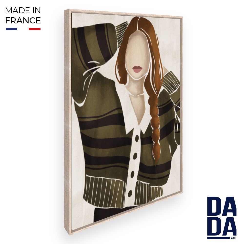 Impression Sur Toile - Nature - Cheval - 50x70cm - Décoration Murale - Style Scandinave - Maison