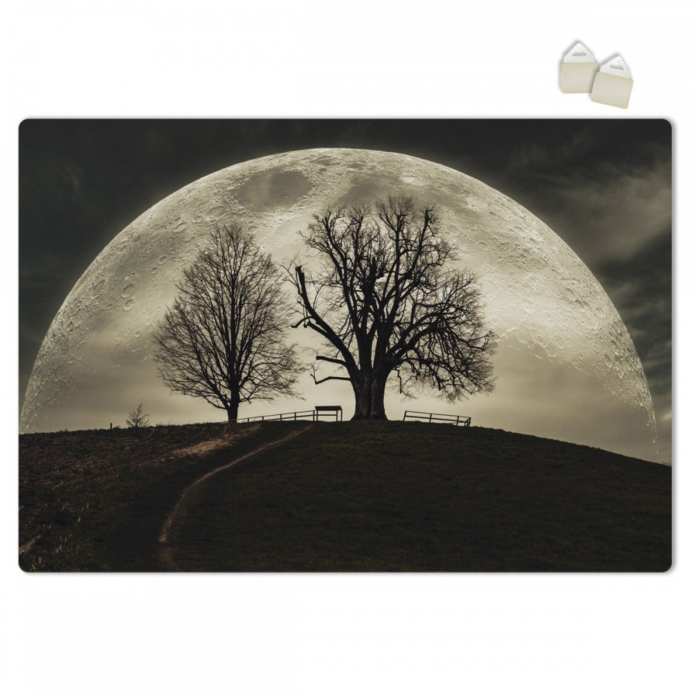 Moonlight - estructura de póster de pvc expandido forex de 3 mm de espesor - dimensiones 100x70 cm