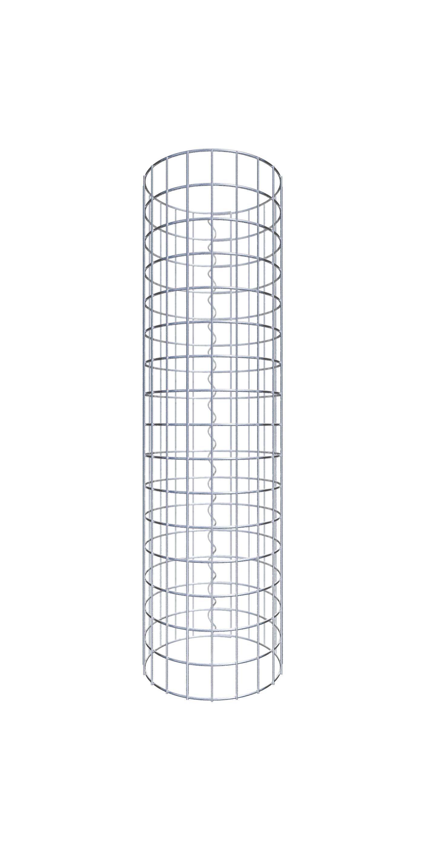 Kolumna gabionowa średnica 32 cm MW 5 x 5 cm okrągła - wysokość: 80 cm