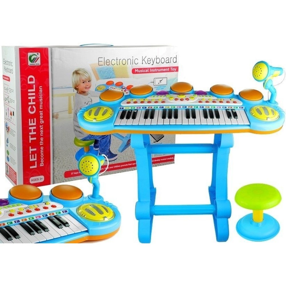 Mini Piano Clavier pour Enfants Piano Électrique 25 Touches avec Tabouret Pupitre & Microphone Mini Piano Clavier pour Enfants Piano Électrique 25 Touches avec Tabouret Pupitre & Microphone