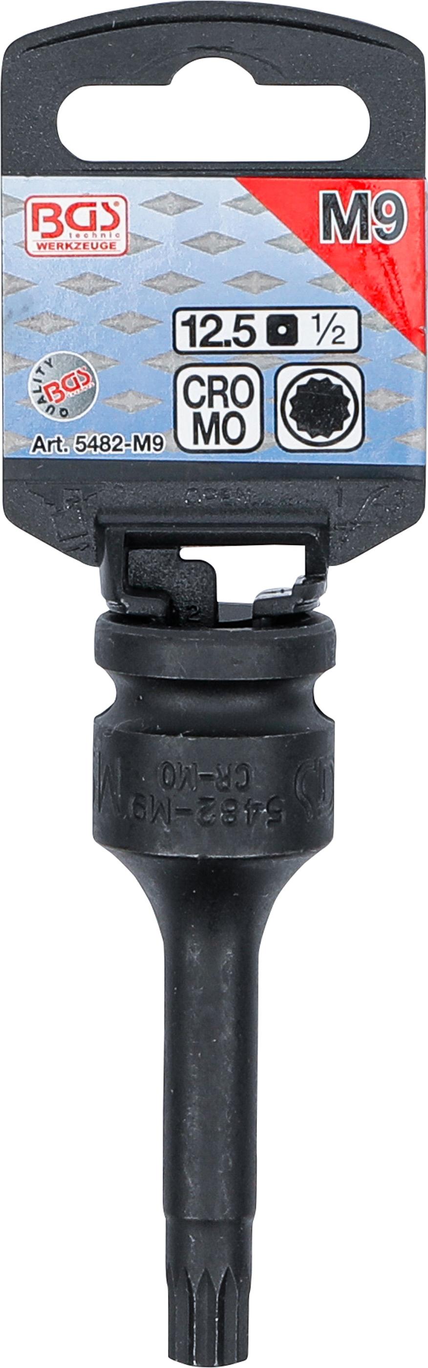 BGS Douille à embouts à choc | longueur 75 mm | 12,5 mm (1/2