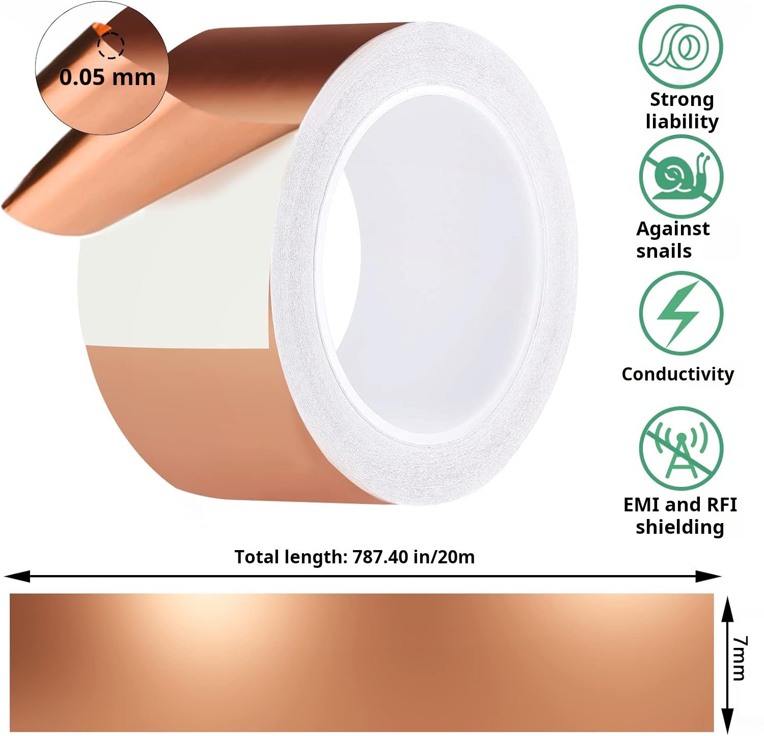 Kit Per Vetro Colorato Con Nastro In Rame 3/16” E Taglierina, 4 Rotoli Da 36 Metri, Retro Nero, Professionale
