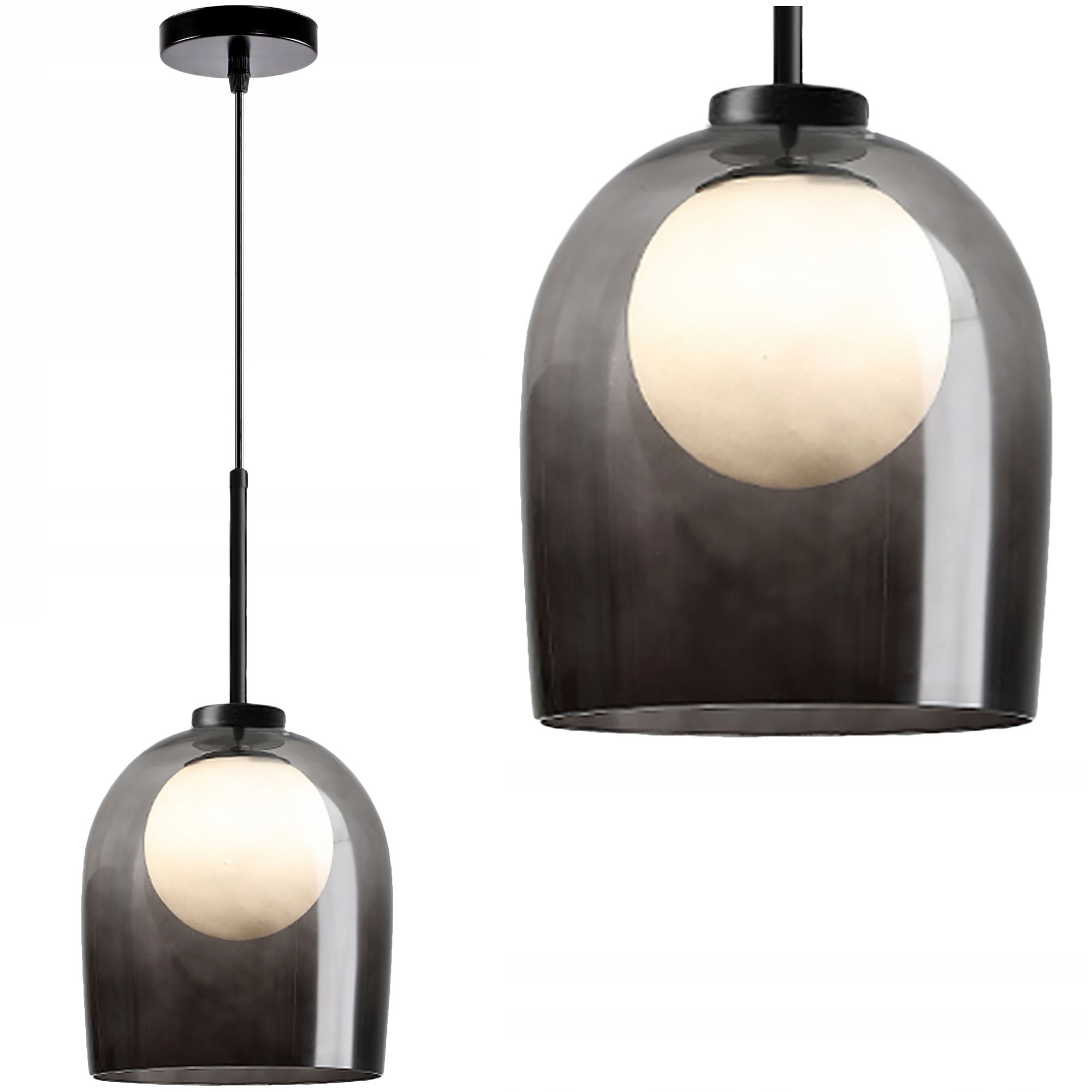 Lampa Sufitowa Wisząca Toolight App1026-1Cp Czarny