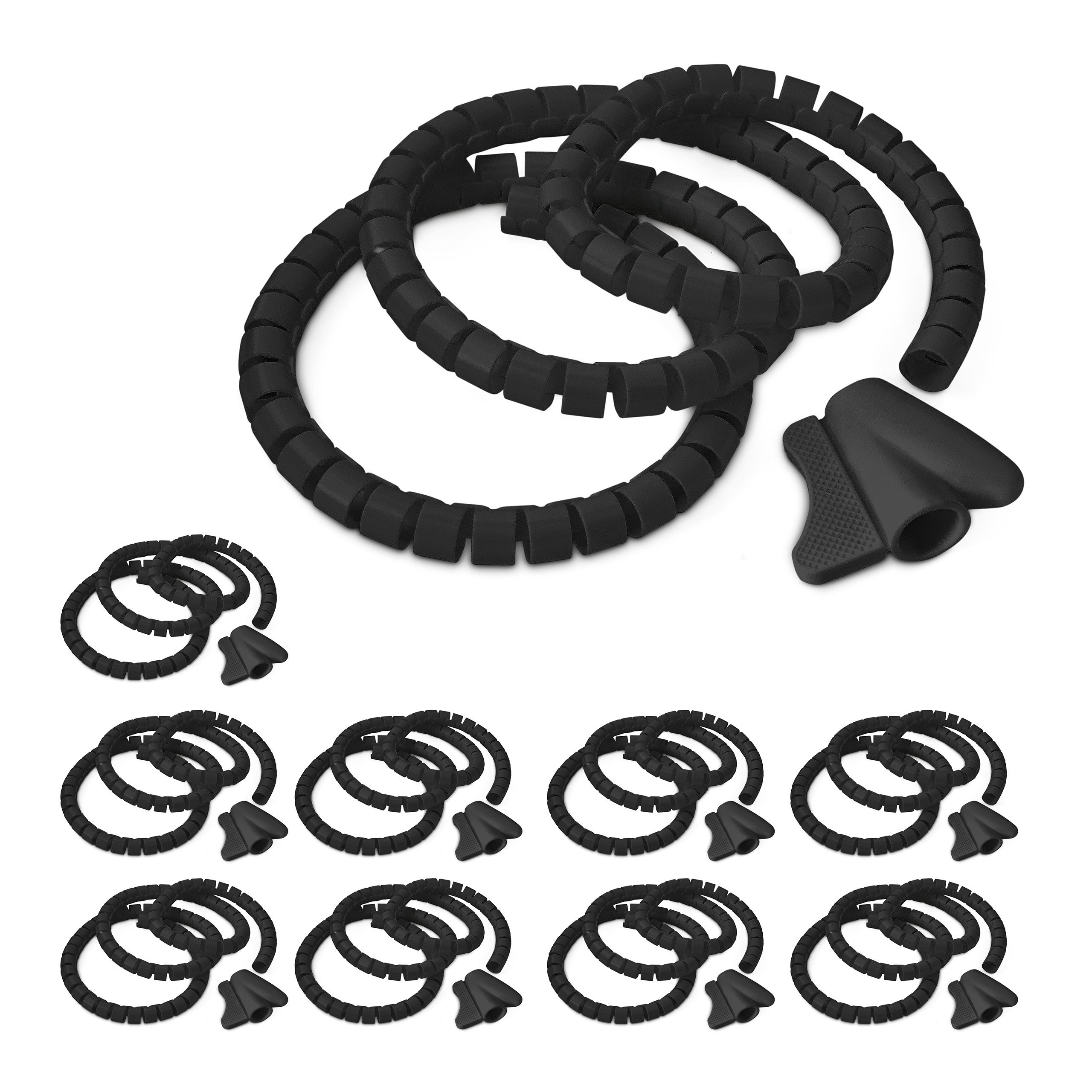 Lot De 6 Serre-Câbles Autocollants - Organisateur De Câbles Pour Bureau, Voiture, Maison - Blanc, Support Réutilisable (2x2 Cm)