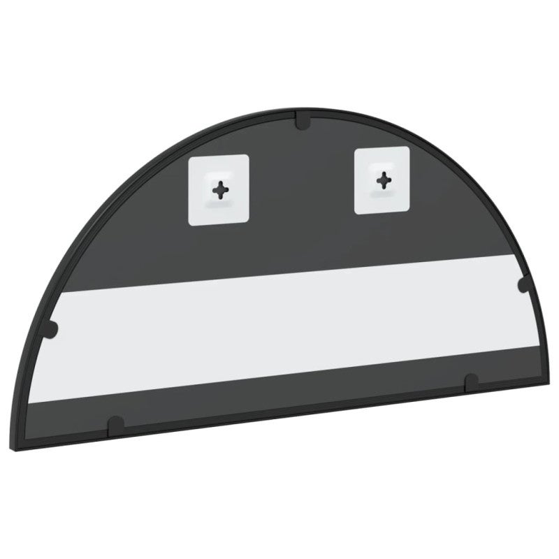 Miroir mural noir 60x30 cm arche fer - 5